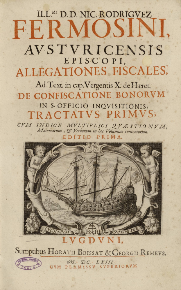 Altes Buchcover mit einem vintage-Schiff mit geblähten Segeln auf dem Wasser, Text in klassischer Schriftart, gedämpfte Farben.